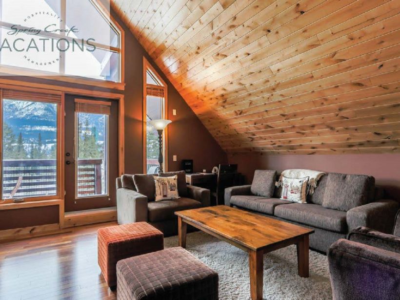 Cozy A-Frame-styled nook in a Spring Creek Vacations rental suite