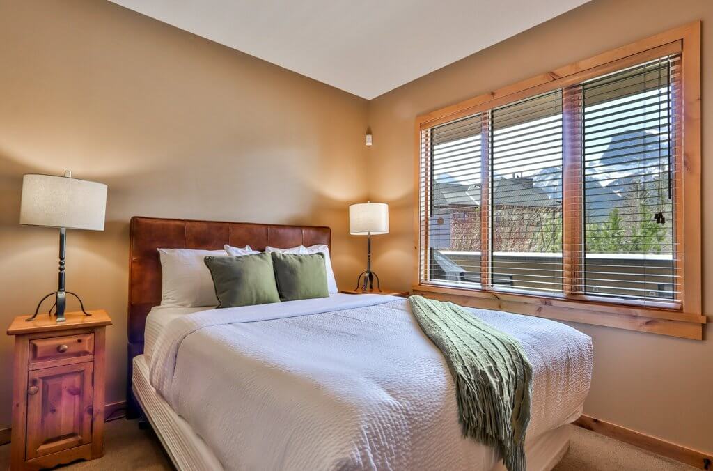 second bedroom at #115 Rundle Cliffs Lodge